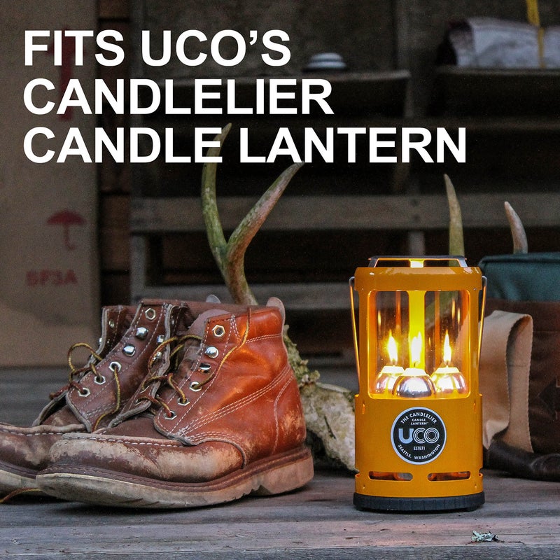 UCO 15-Hour White Candles for UCO Candle Lanterns, Long-Burning Candles for Outdoor, Camping, Prepping Supplies and Emergency Preparedness 20-Pack - Image 3